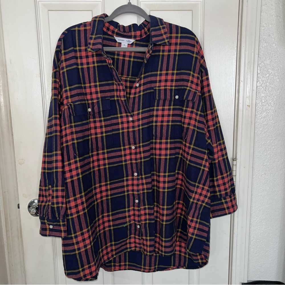 Old navy flannel (the boyfriend shirt style)